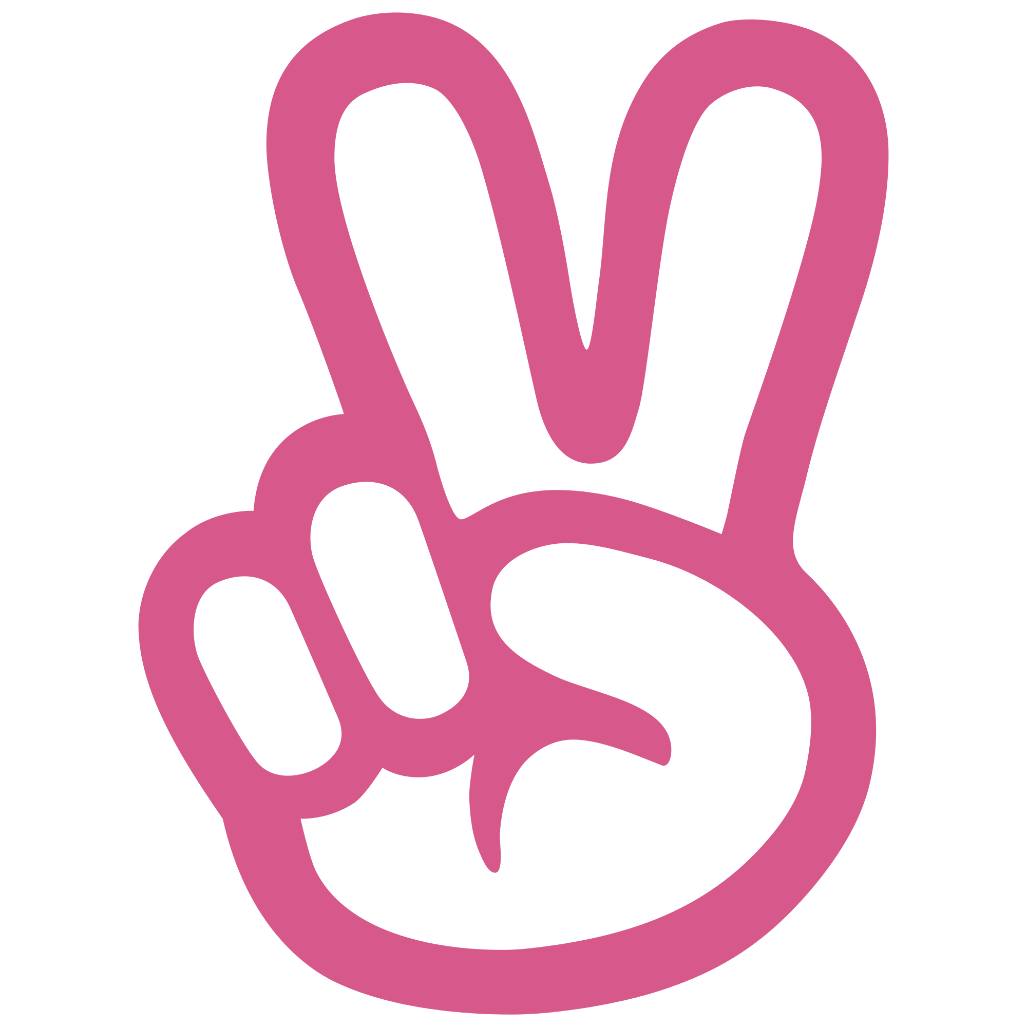 Hand Ok Ico Download - Peace Sign Hand Svg - HD Wallpaper 