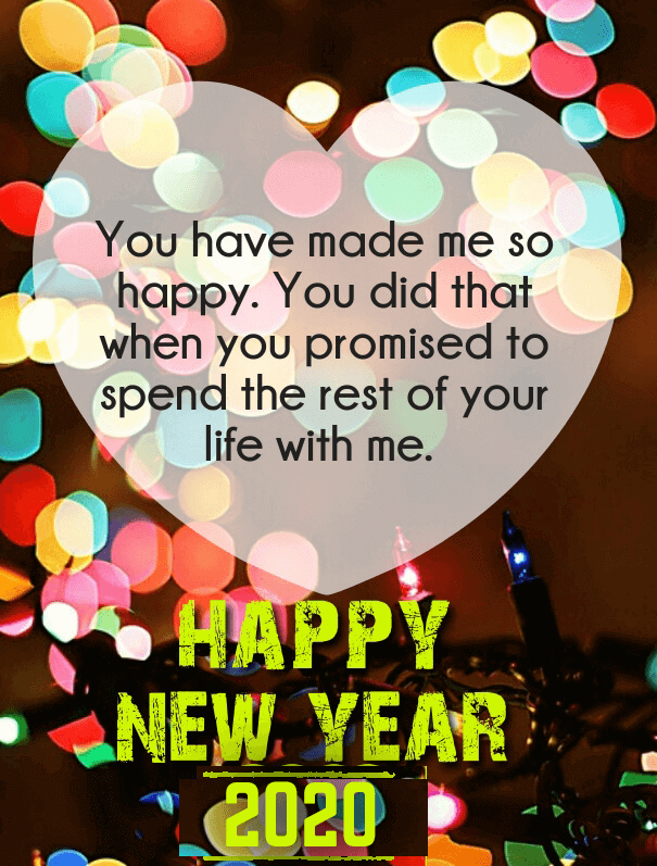 Happy New Year 2020 Wishes Greetings - Happy New Year 2020 My Love - HD Wallpaper 
