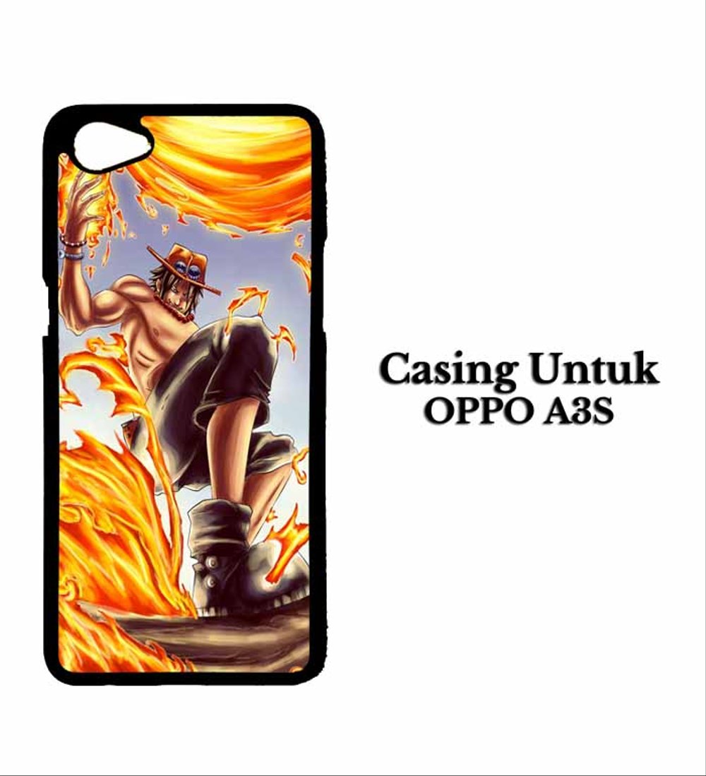 Casing Hp Oppo A3s One Piece Wallpaper Fire Custom - One Piece Wallpaper 4k Hd Android - HD Wallpaper 