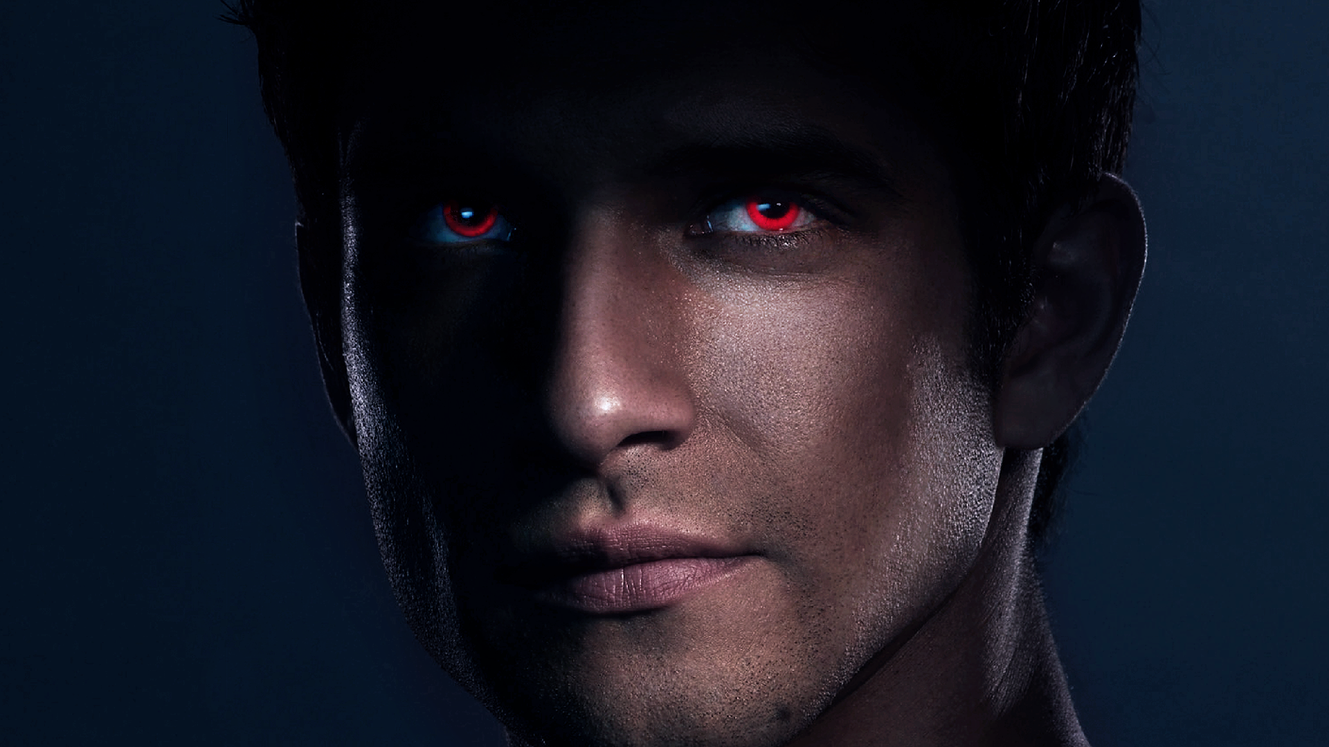 Scott Teen Wolf Red Eyes - HD Wallpaper 