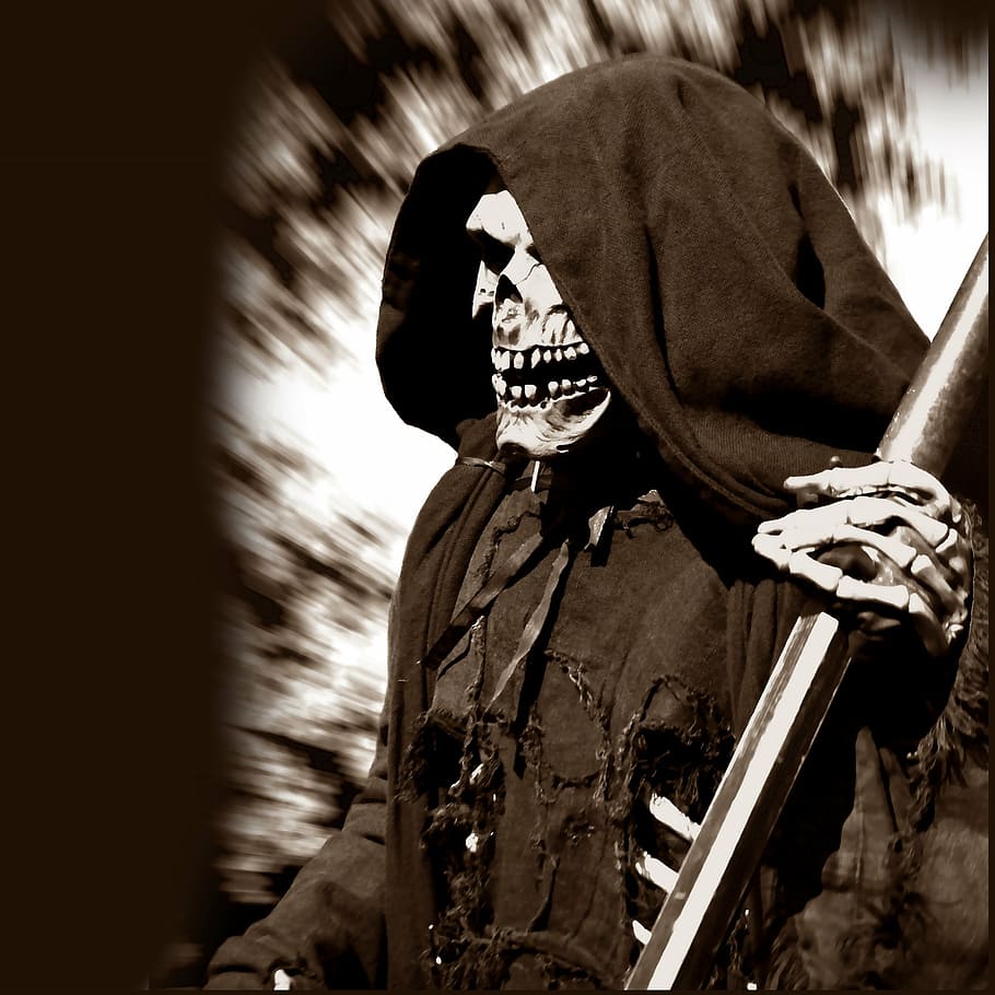 Grim, Reaper, Holding, Scythe Wallpaper, Grim Reaper, - Grim Reaper - HD Wallpaper 