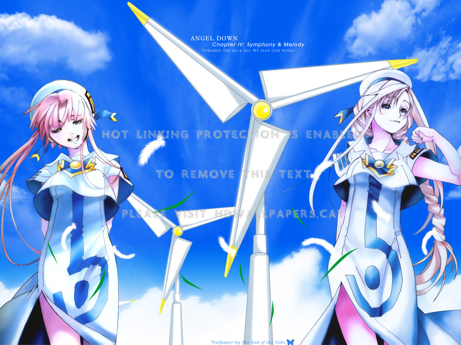 Aria Akari & Alicia Windmills Girls Anime - Aria - HD Wallpaper 