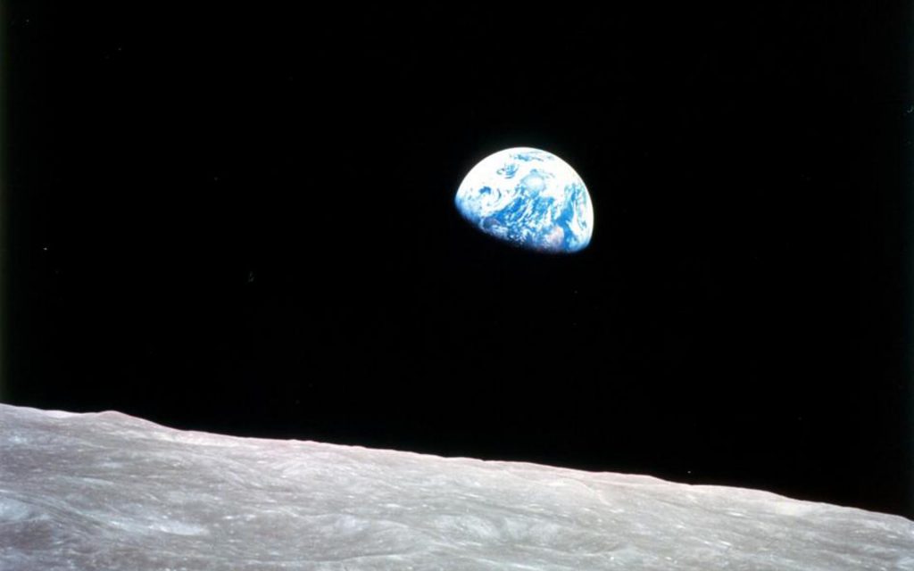 Earth From Moon - HD Wallpaper 