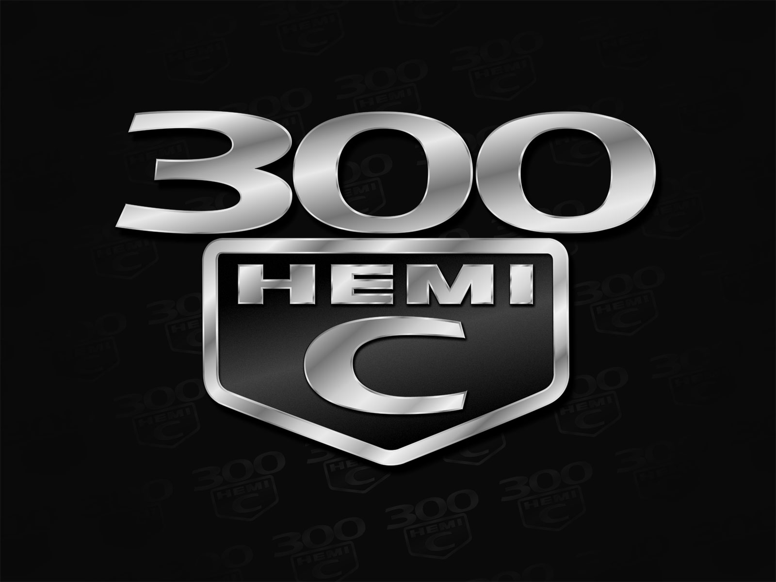 Chrysler 300c Hemi Logo - HD Wallpaper 