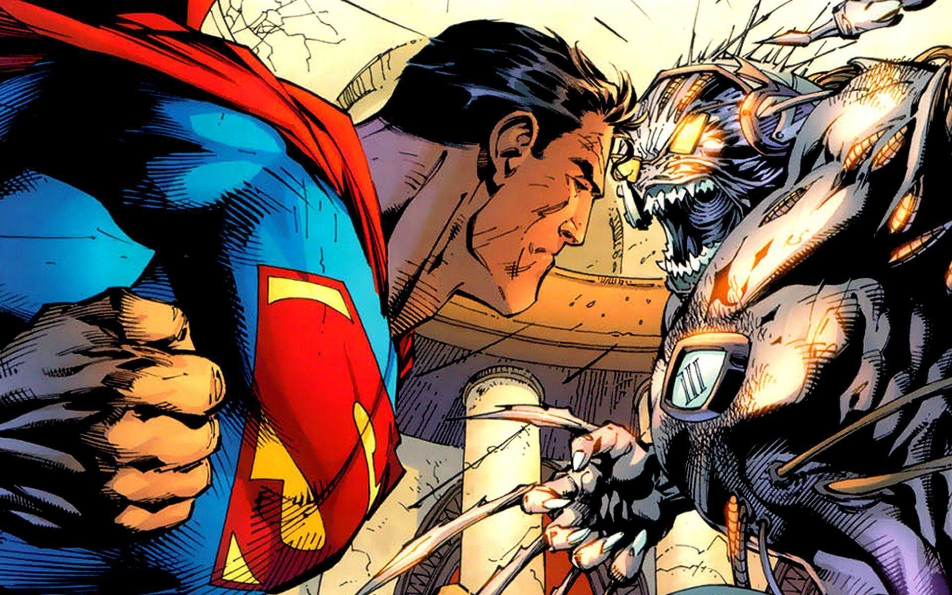 1920x1200, Doomsday To Be In Snyder S Batman Vs - Doomsday Vs Superman Cartoon - HD Wallpaper 