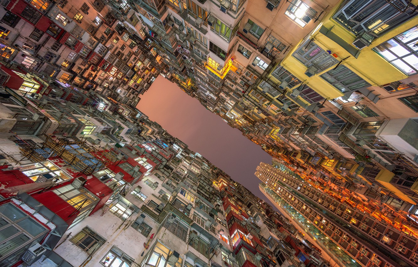 Photo Wallpaper Windows, Building, Home, Hong Kong, - Hong Kong Wallpaper For Windows - HD Wallpaper 
