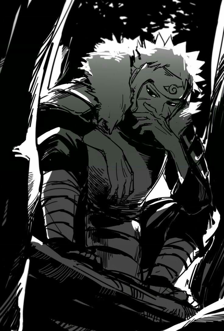 Tobirama Senju Black And White - HD Wallpaper 