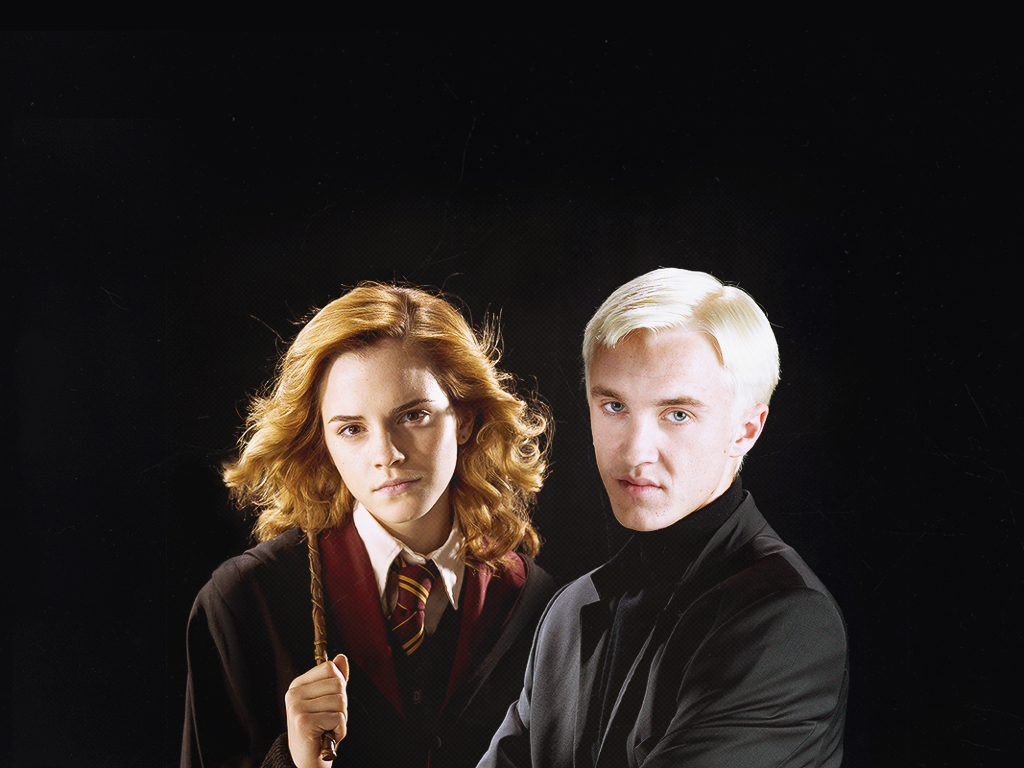 Draco And Hermione - Harry Potter Hermione Granger - HD Wallpaper 