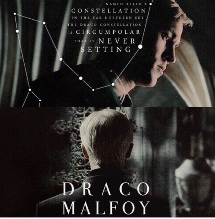 Dark Side, Draco Malfoy, And Edit Image - Draco Malfoy Constellation - HD Wallpaper 
