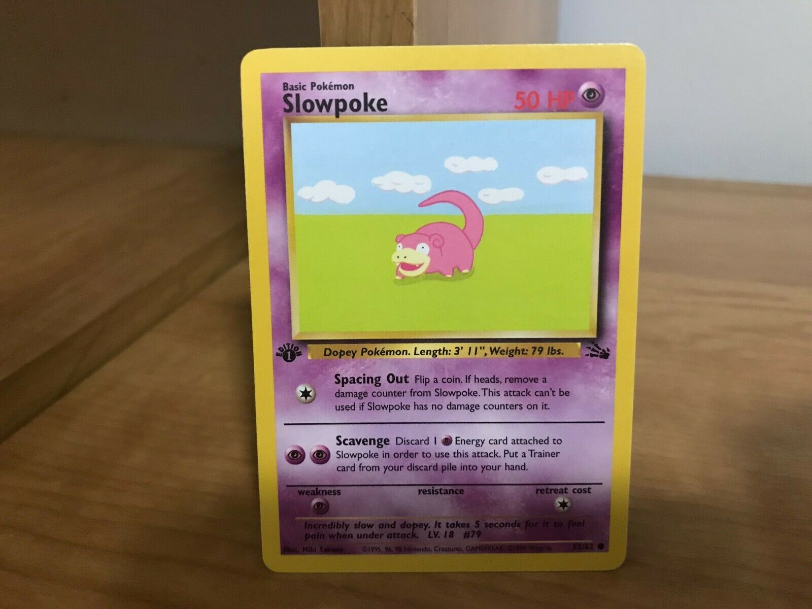 Slowpoke Fossil Card - HD Wallpaper 