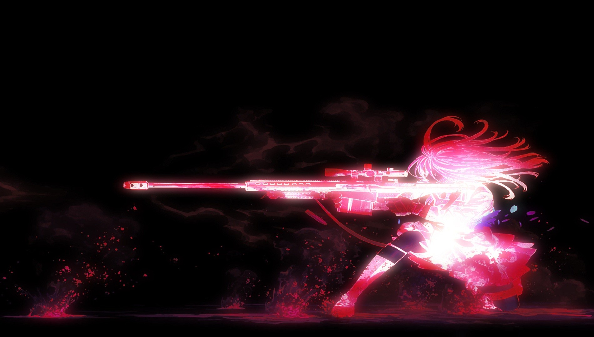 Wallpaper - Anime Girl Sniper Wallpaper Hd - HD Wallpaper 