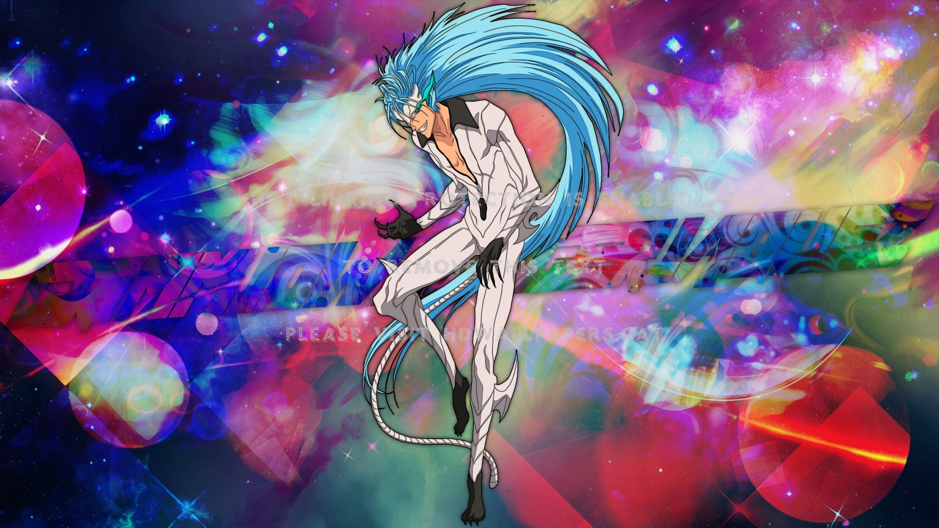 Grimmjow Jaegerjaquez Bleach Anime Espada - Grimmjow And Ulquiorra - HD Wallpaper 