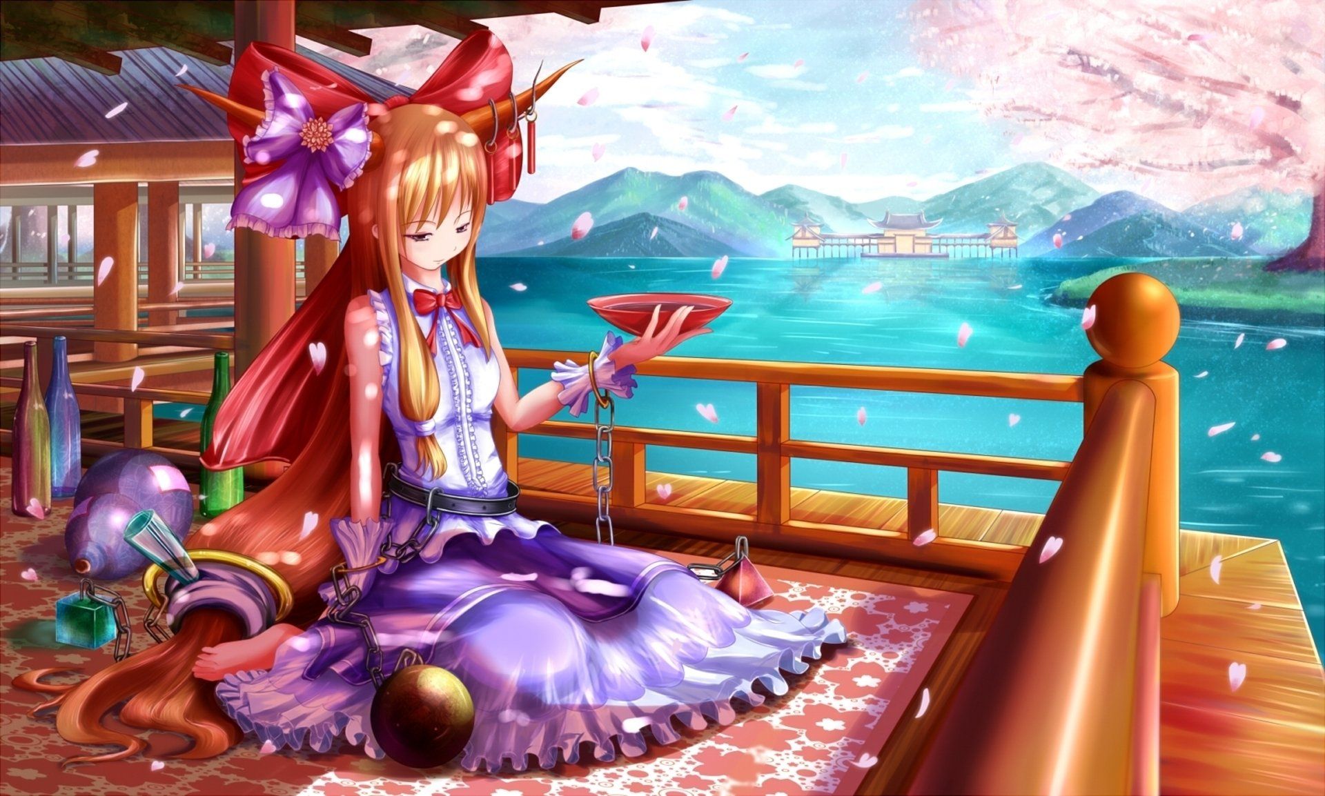 Touhou Suika - HD Wallpaper 