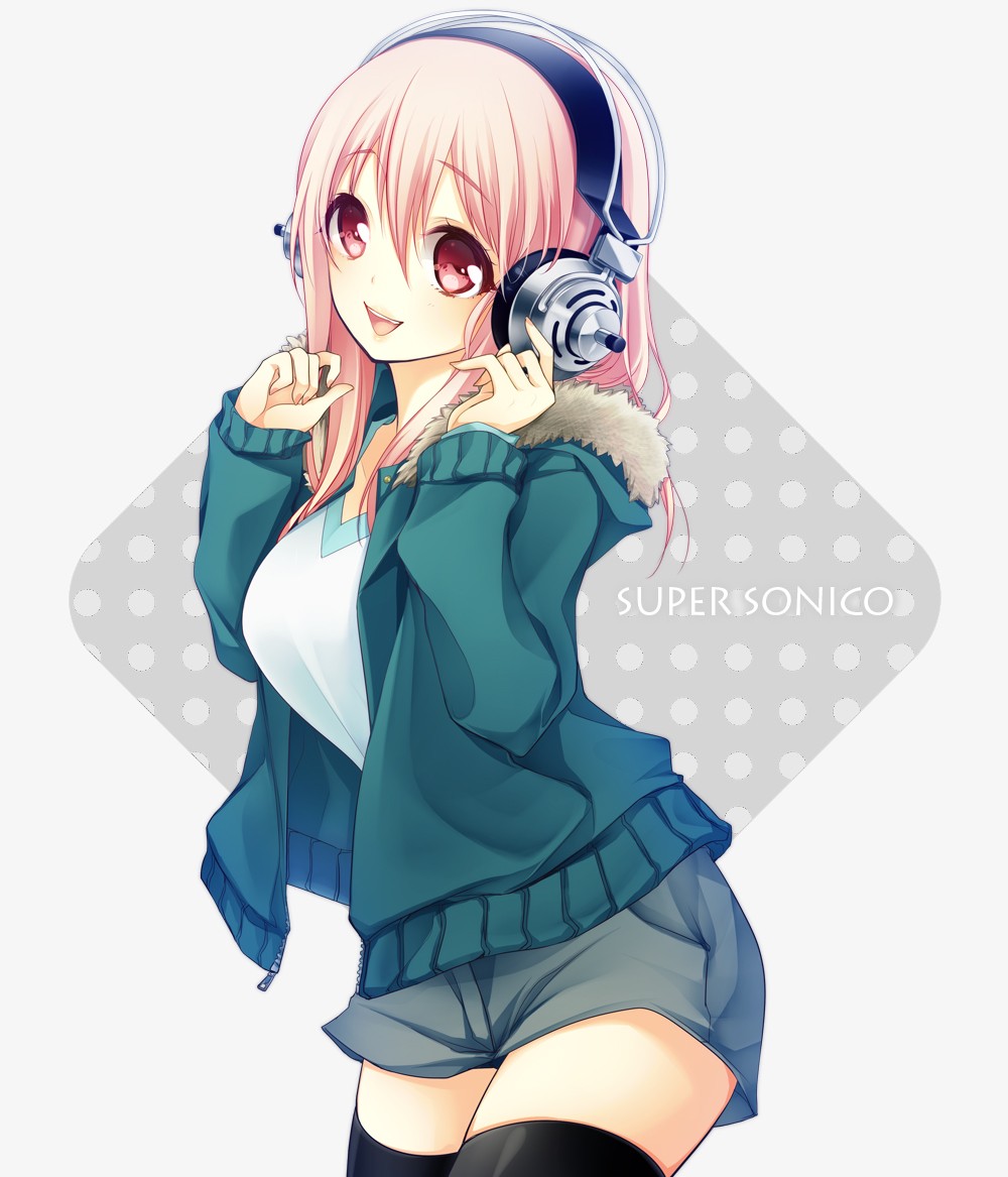 Wallpaper - Super Sonico Art - HD Wallpaper 