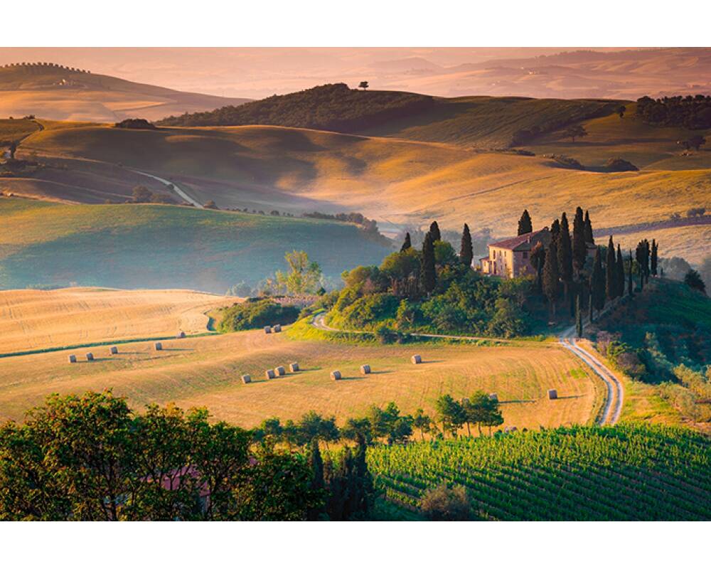 Livingwalls Photo Wallpaper Toscana M - Tuscany September Weather - HD Wallpaper 