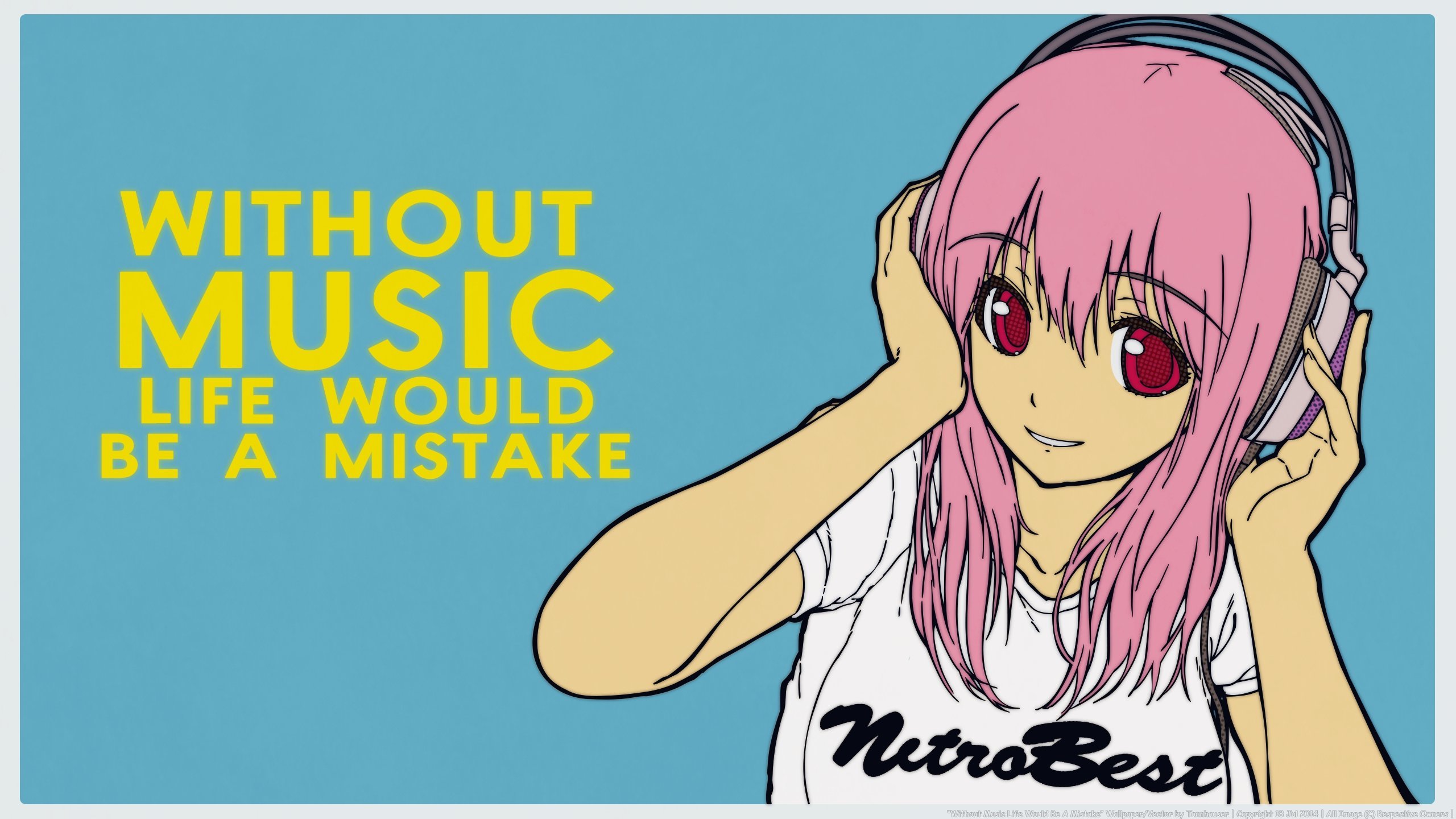 Free Download Super Sonico Wallpaper Id - Let The Music Reach Your - HD Wallpaper 
