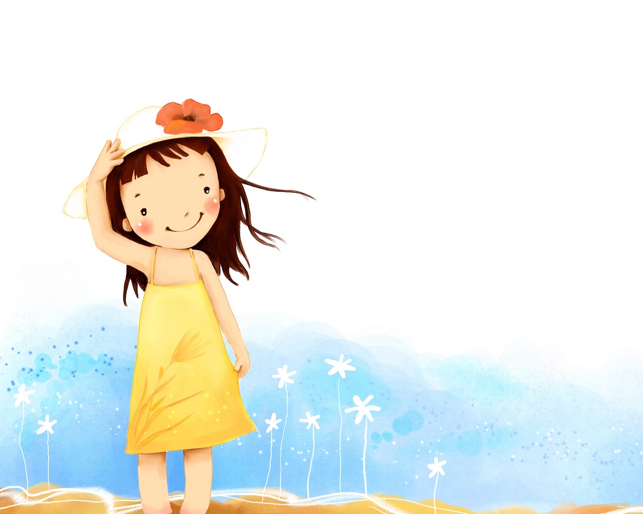 Wallpaper Girl, Illustration, Kidney, Mood - Bom Dia 14 De Novembro - HD Wallpaper 