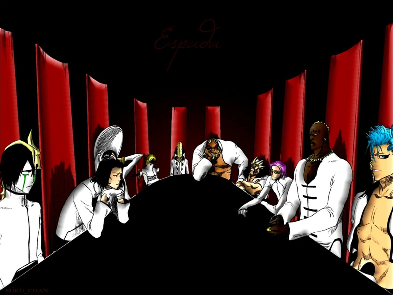 Halibel Et Ulquiorra - HD Wallpaper 