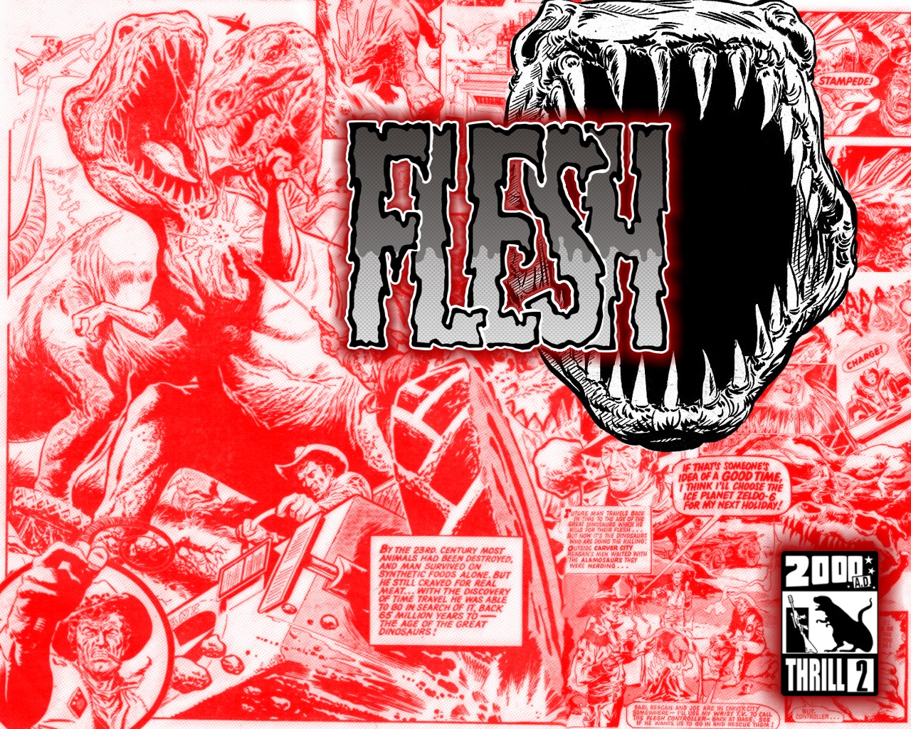 2000ad Flesh - HD Wallpaper 