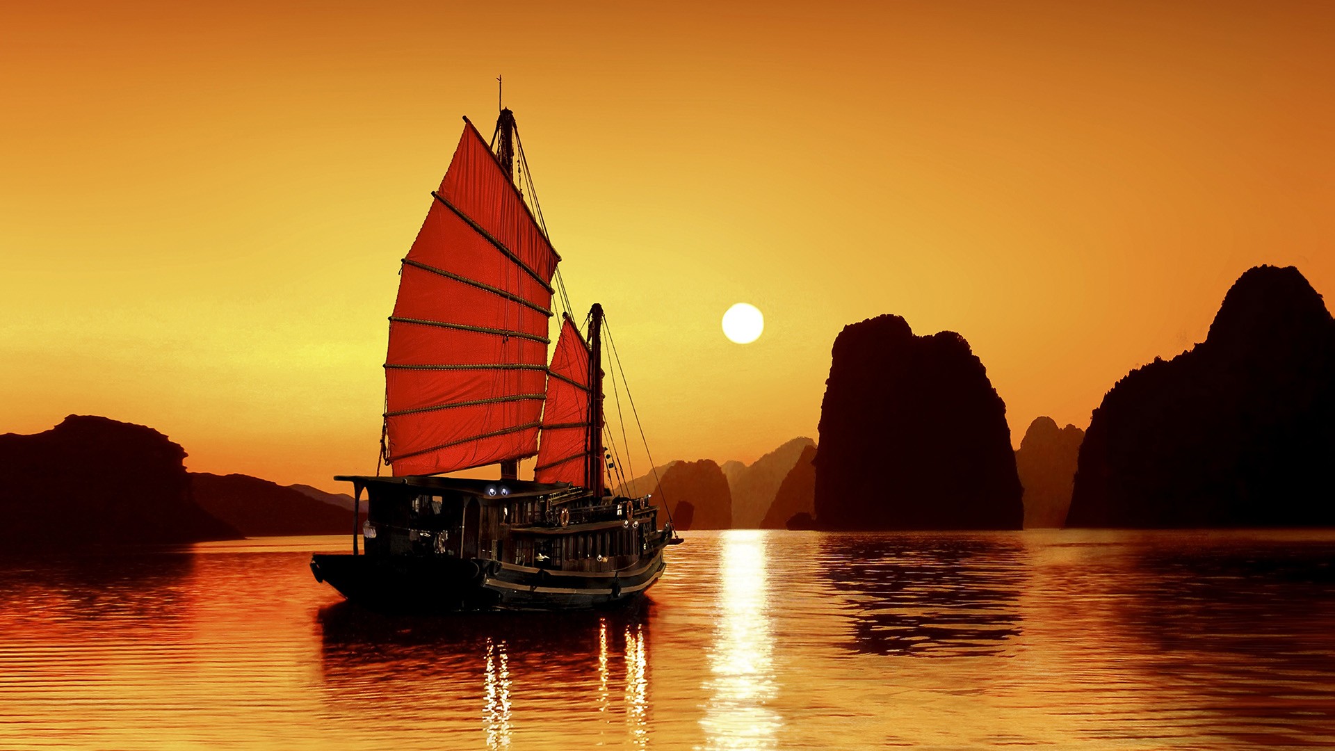 Wallpaper - Halong Bay Wallpaper Hd - HD Wallpaper 
