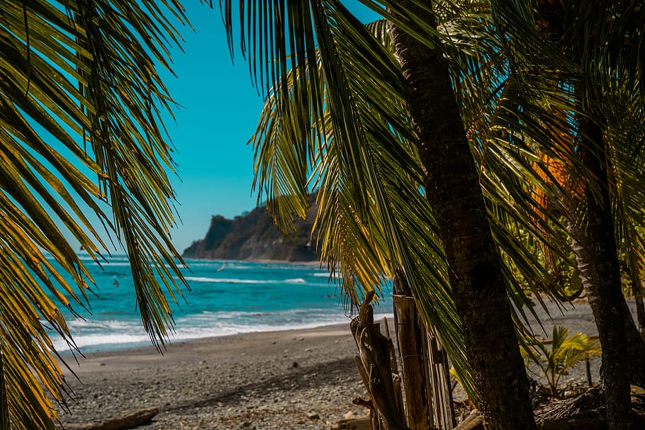 Summer, Tropical, Barco Quebrado, Costa Rica, Plays - Beach Ridge - HD Wallpaper 