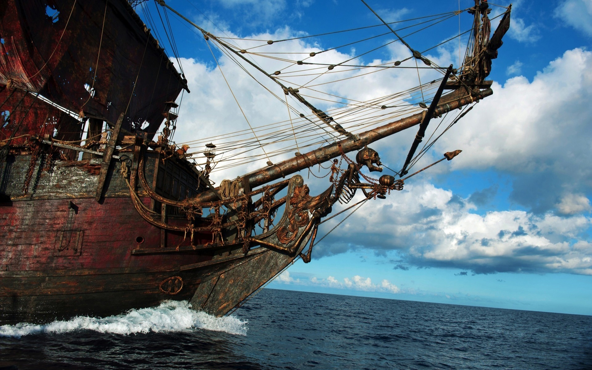 Fondos Barcos Piratas Del Caribe - Pirate Ship High Resolution - HD Wallpaper 