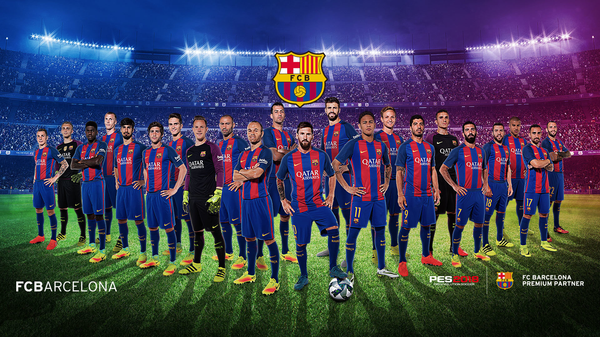 Fc Barcelona Wallpaper 2018 - HD Wallpaper 