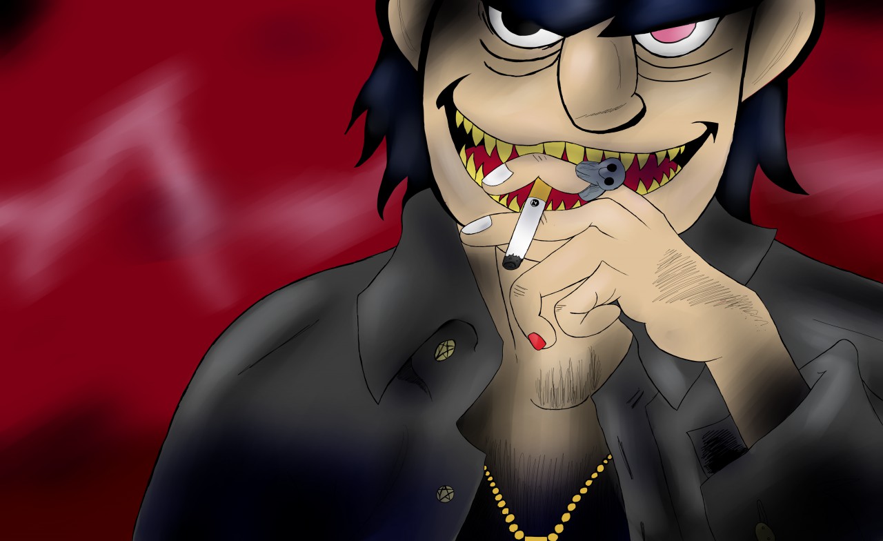 Murdoc Wallpaper - Cartoon - HD Wallpaper 