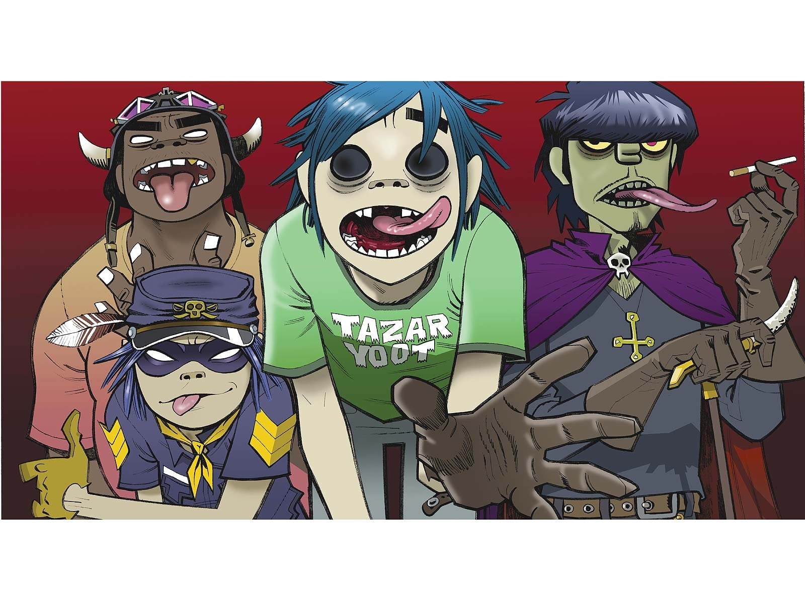 Gorillaz Fondos De Pantalla Hd Pc - HD Wallpaper 