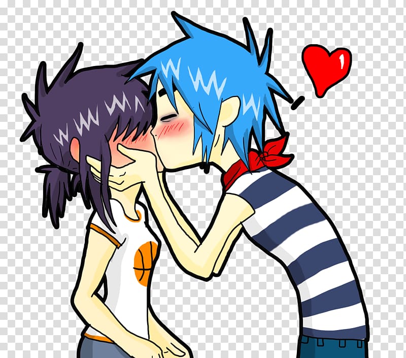 2-d Noodle Gorillaz Murdoc Niccals Russel Hobbs, Noodle - Gorillaz Noodle 2d Kiss - HD Wallpaper 