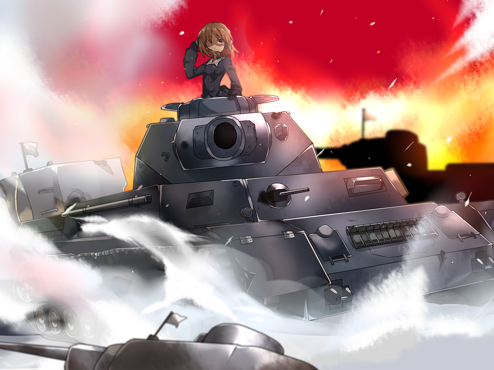 Girls Und Panzer Wallpaper German - HD Wallpaper 