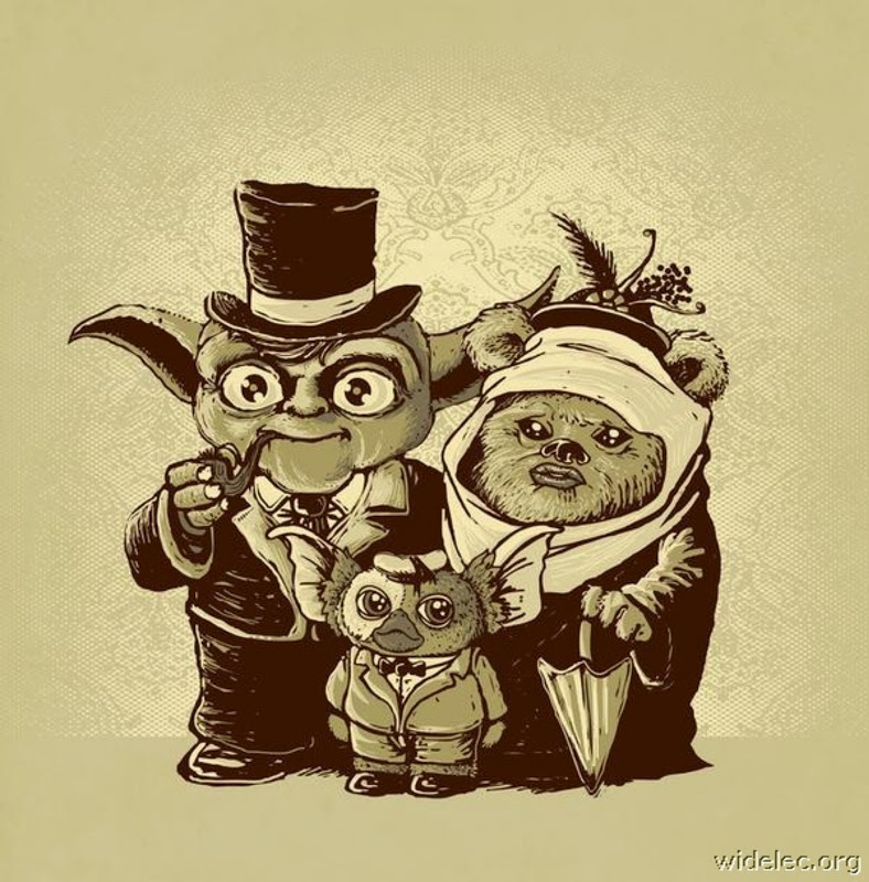 Yoda Ewok - HD Wallpaper 
