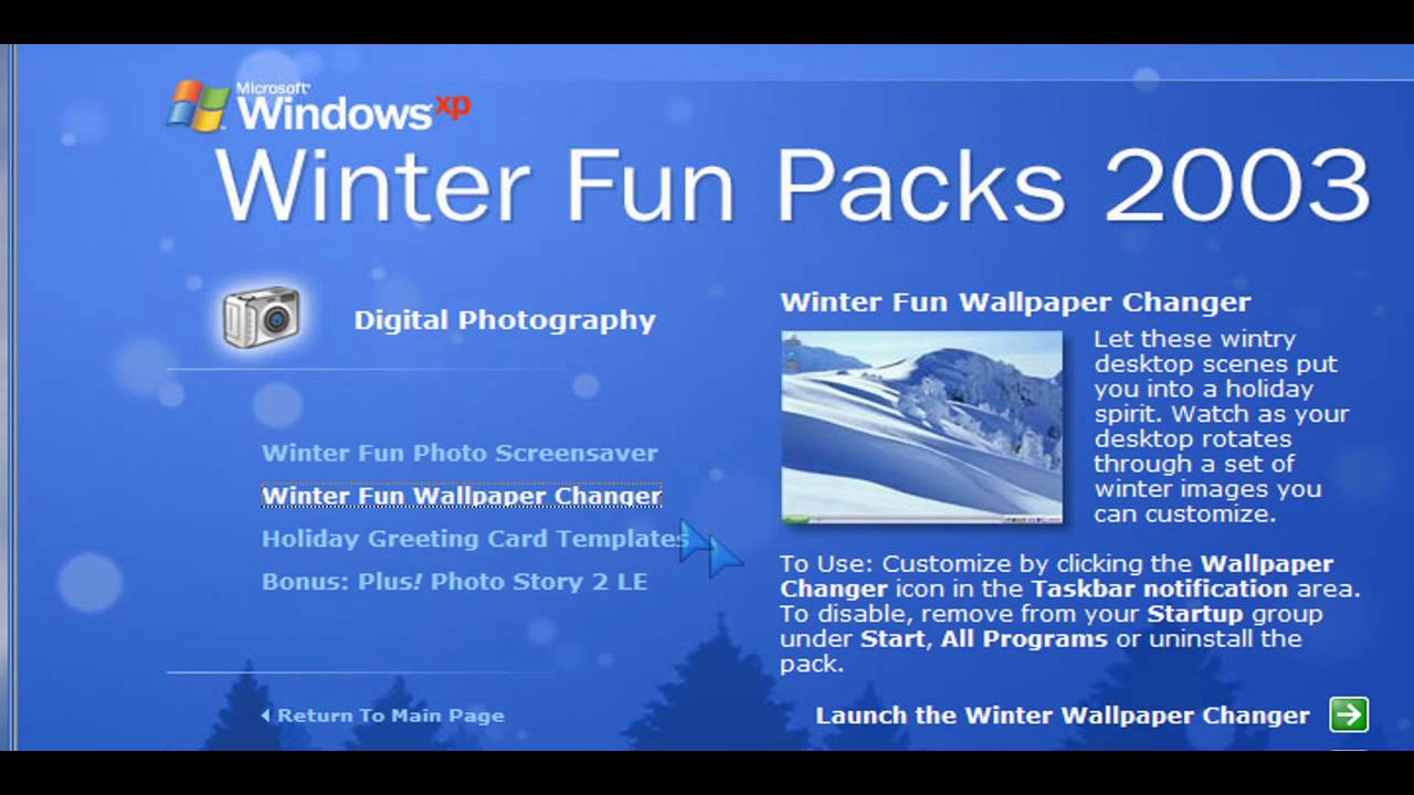 Windows Xp Winter Fun Pack - HD Wallpaper 