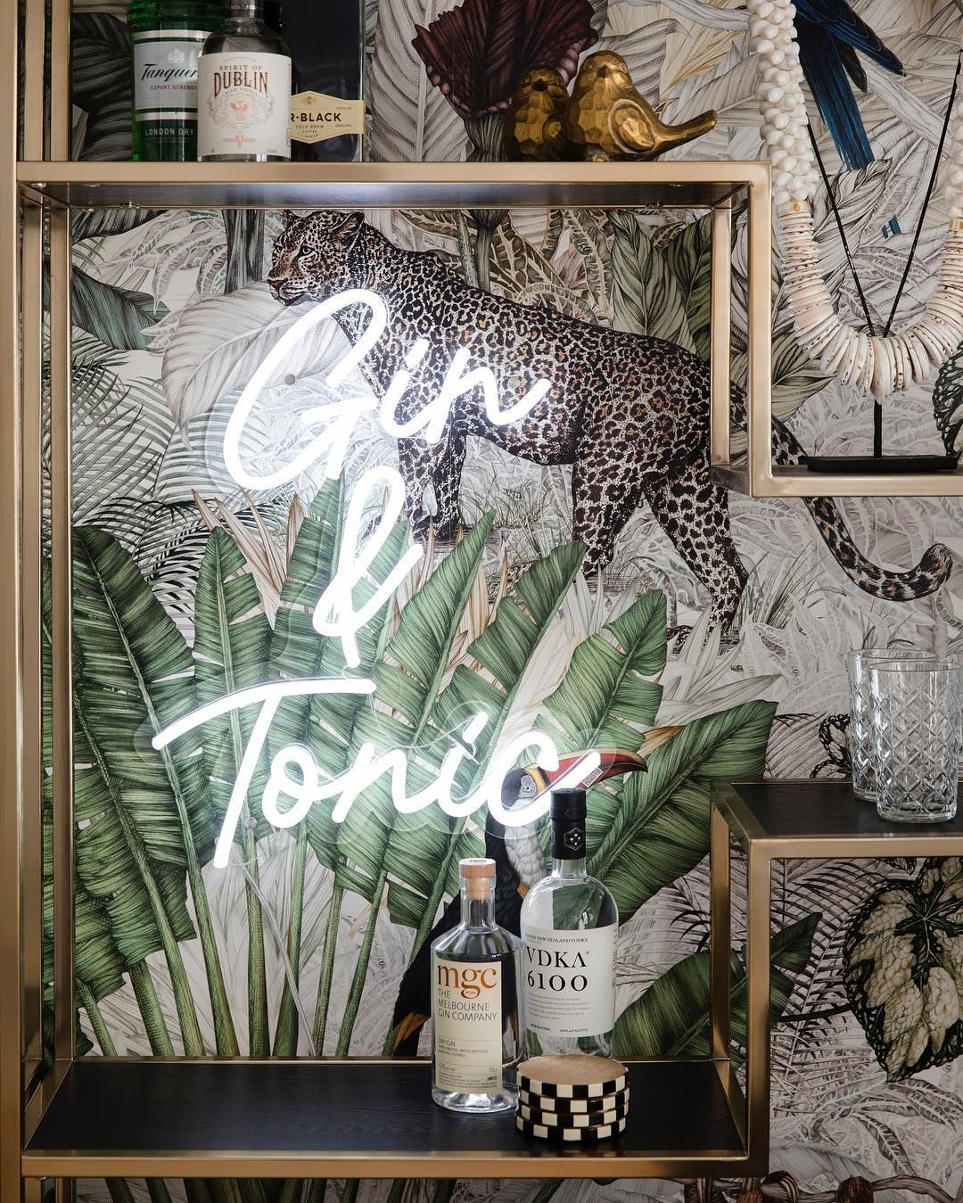 Gin And Tonic Neon Sign - HD Wallpaper 