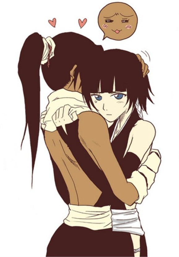 Yoruichi And Soi Fon - HD Wallpaper 