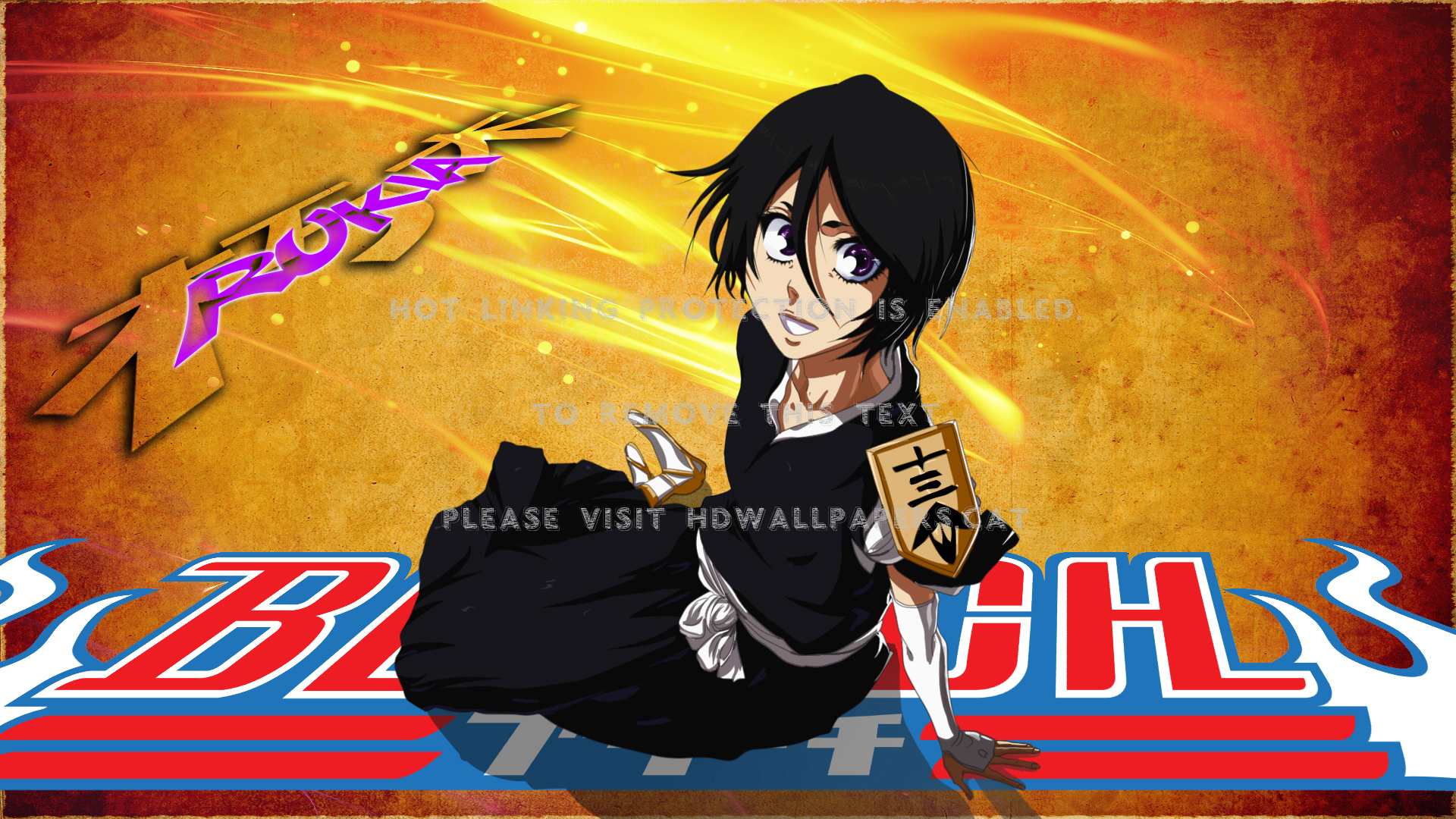 Rukia Kuchiki Ruika Lieutenant Bleach Anime - Cartoon - HD Wallpaper 