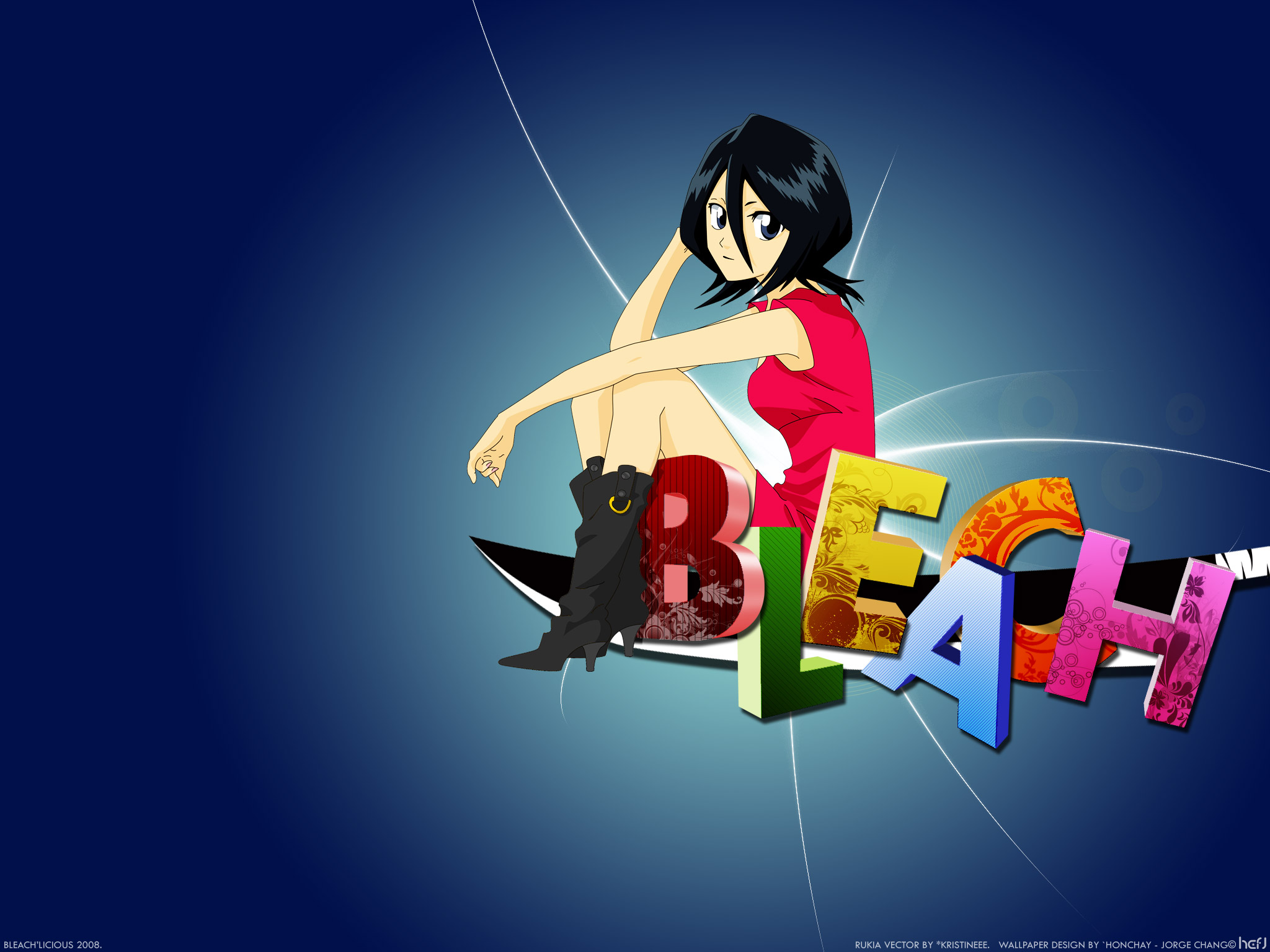 Kubo Tite, Studio Pierrot, Bleach, Rukia Kuchiki Wallpaper - Rukia Kuchiki - HD Wallpaper 
