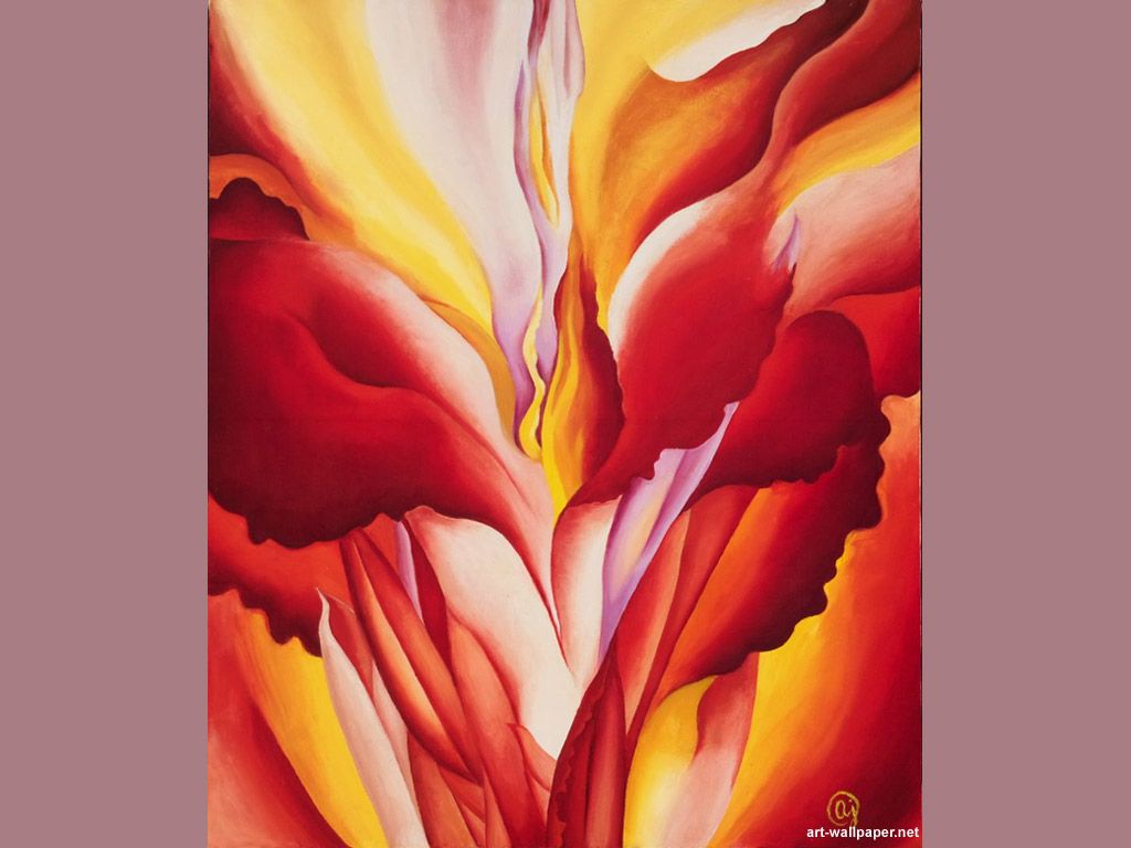 Georgia O Keeffe Flowers Of Fire - HD Wallpaper 