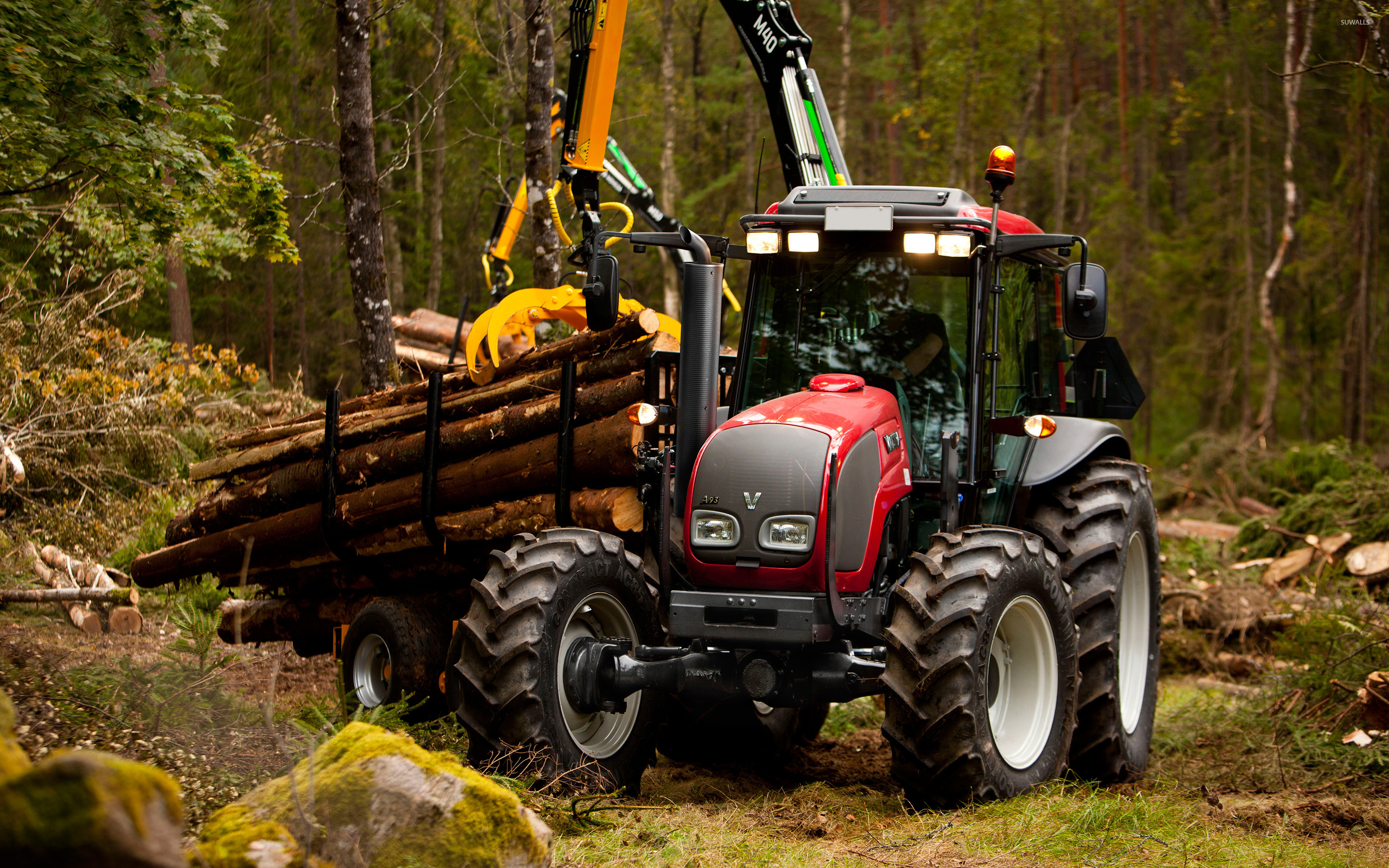 Valtra Forest - HD Wallpaper 