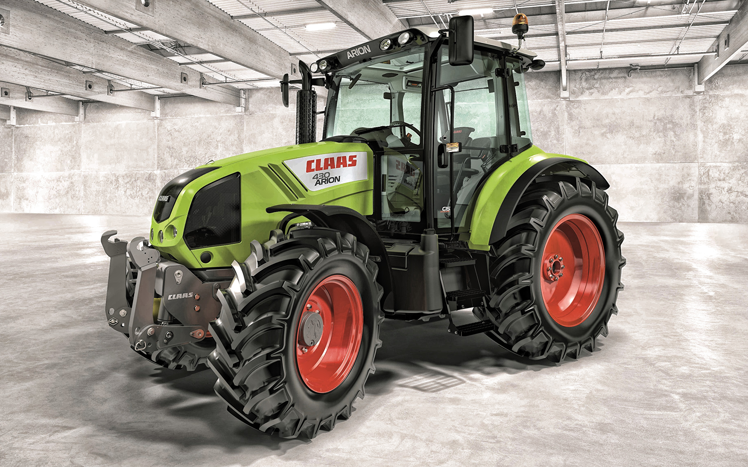 Claas Arion 430, New Tractor, Front View, Agricultural - Claas 430 Tractor - HD Wallpaper 