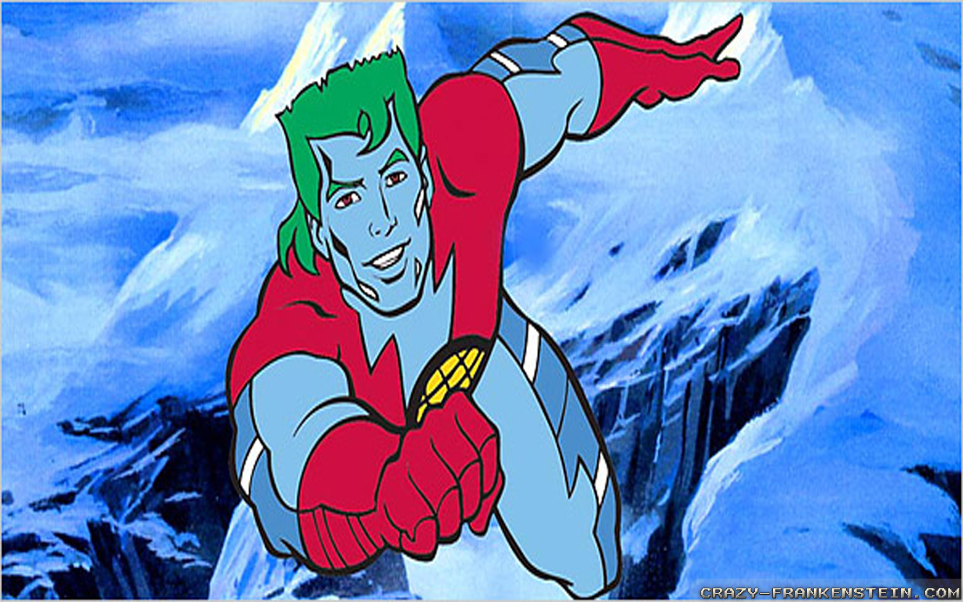 Captain Planet Drawing Cartoon - HD Wallpaper 