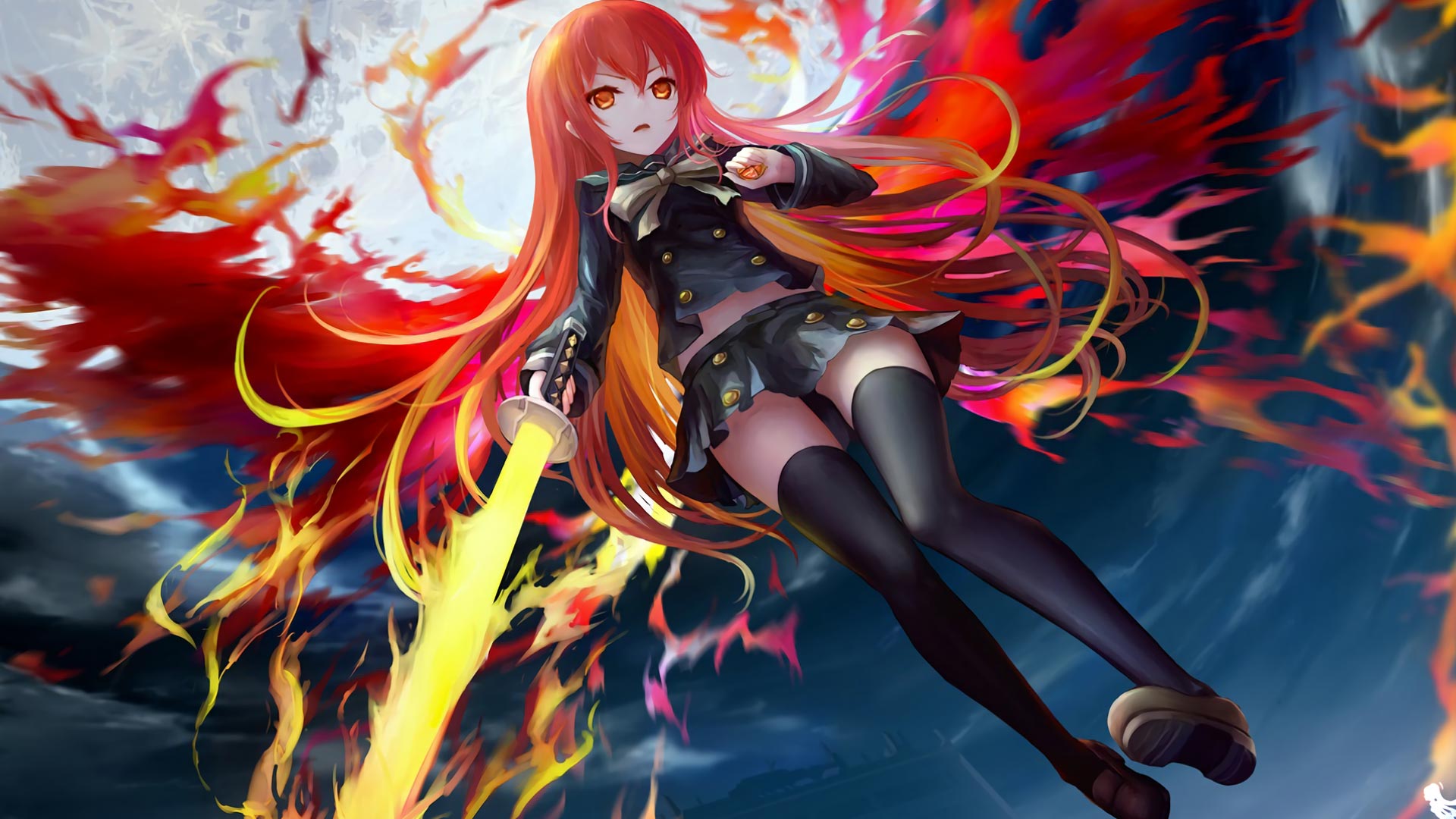 Shakugan No Shana Art - HD Wallpaper 