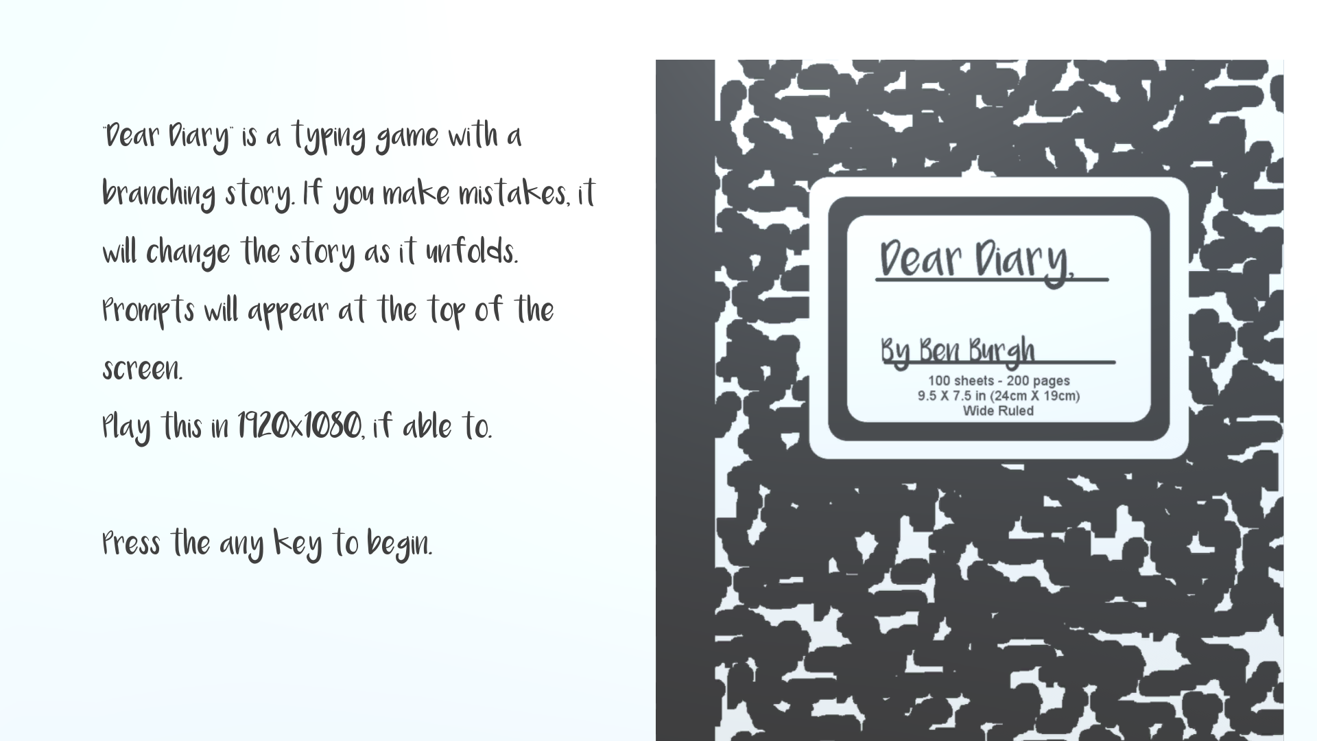 Dear Diary Wallpaper - HD Wallpaper 