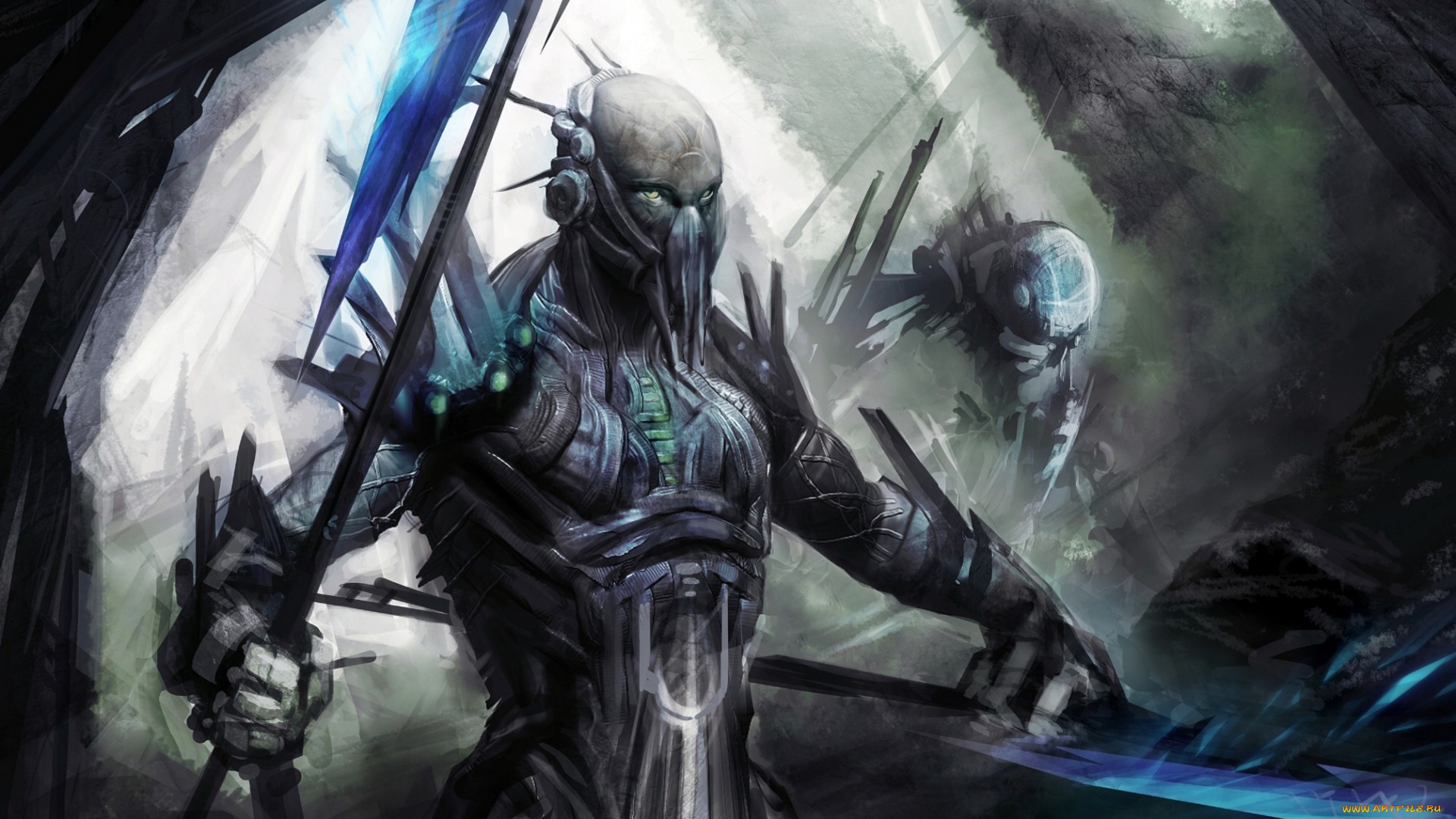 Sci Fi Alien Robots - HD Wallpaper 