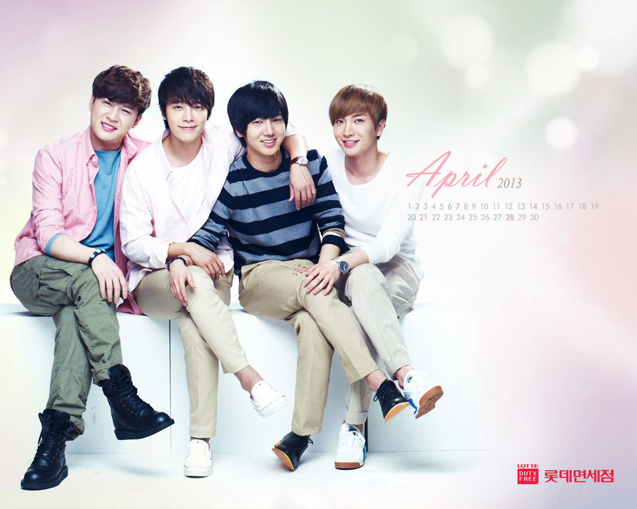 130402 Lotte Dutty Free Wallpaper - Super Junior Kry - HD Wallpaper 