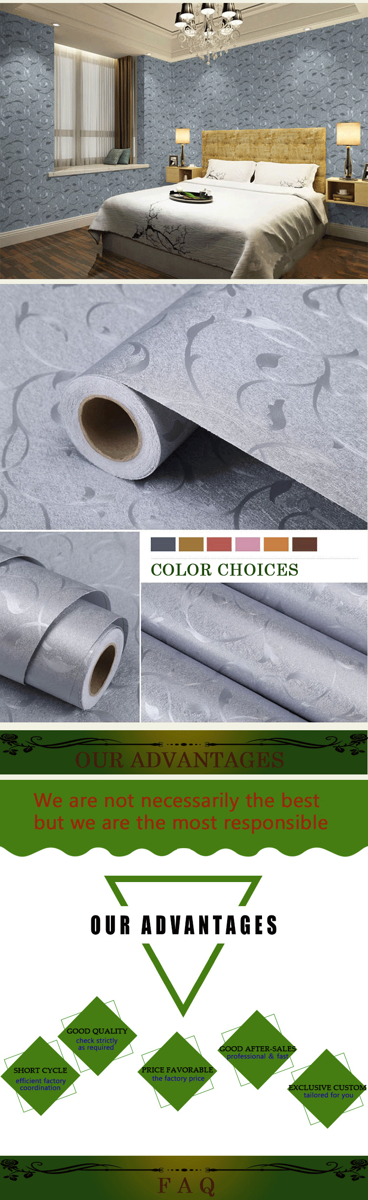 Beautiful Wall Paper Modern Wooden Almirah Design Dinding - Steel Casing Pipe - HD Wallpaper 