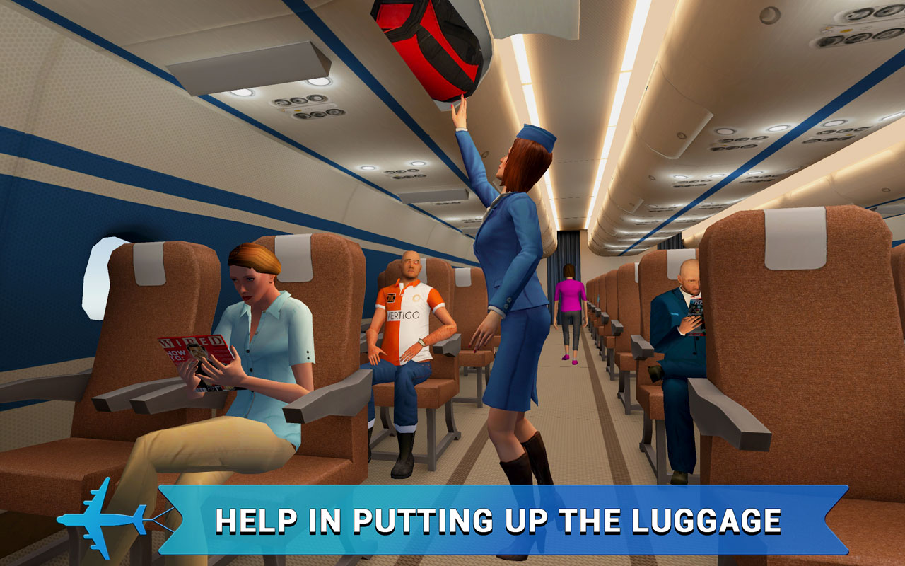 Airplane Flight Attendant -career Job Sim - HD Wallpaper 