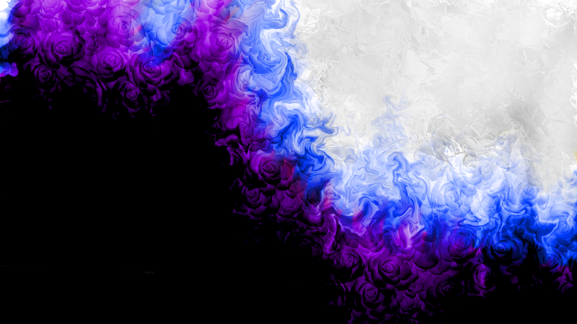 Blue And Purple Fire - HD Wallpaper 