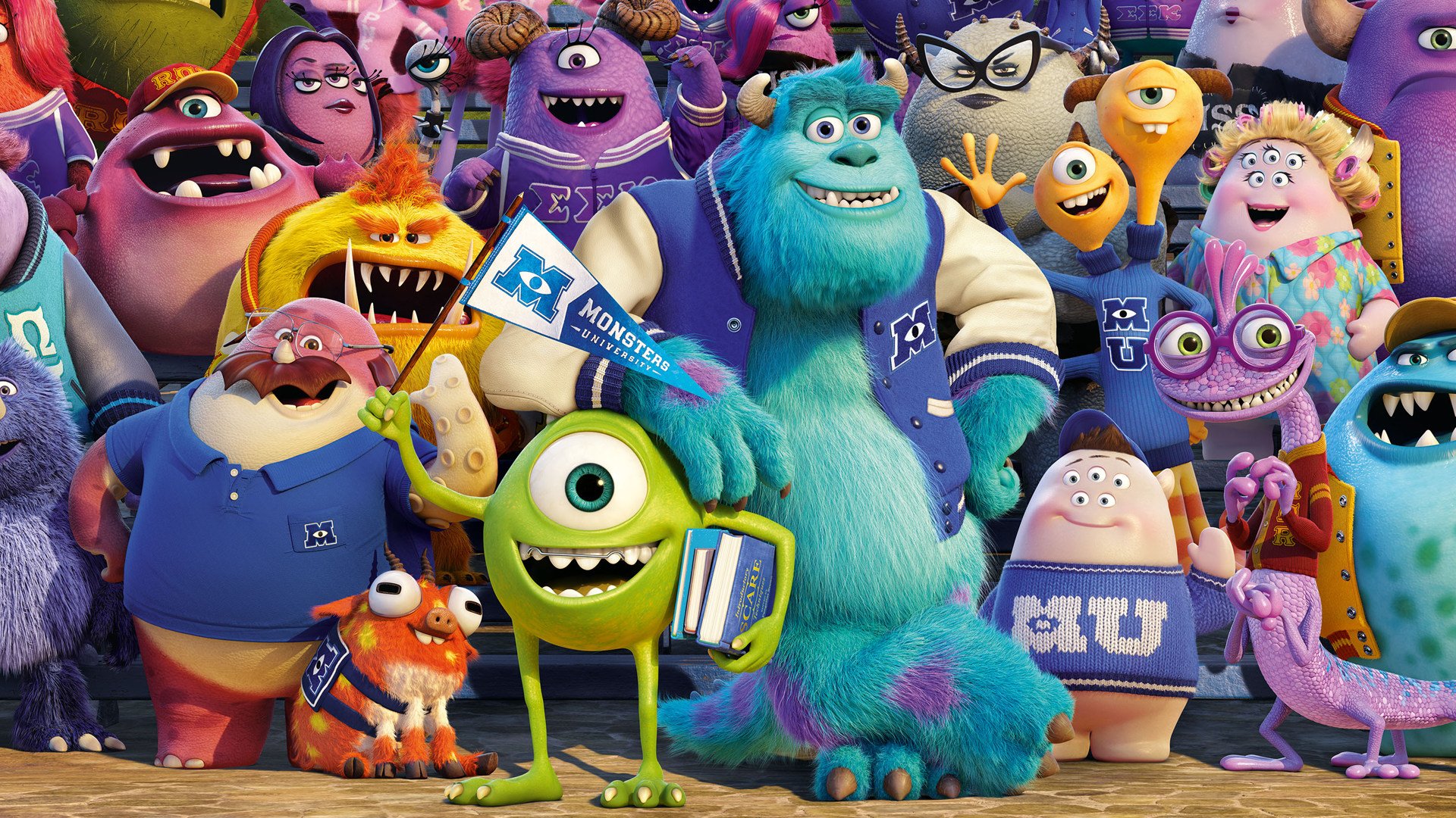 Monster University Wallpaper Hd - HD Wallpaper 