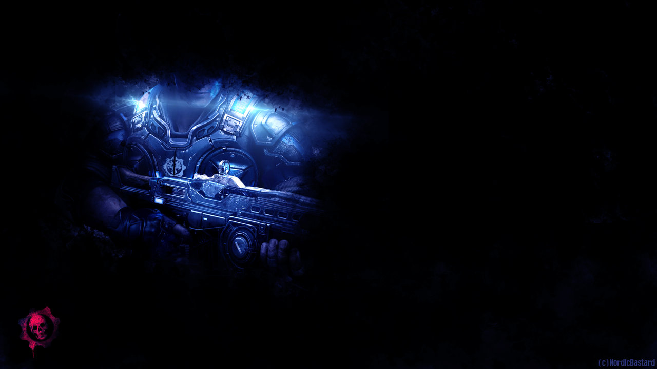 Free Download Gears Of War K Wallpaper Free K Wallpaper - Gears Of War Blue - HD Wallpaper 